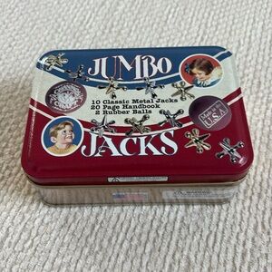 Jumbo jacks iconic vintage game in collectible tin NWT